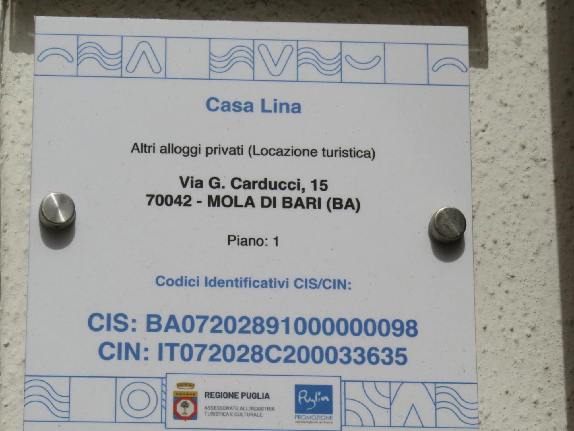 Apartament Casa Lina Mola di Bari Zewnętrze zdjęcie
